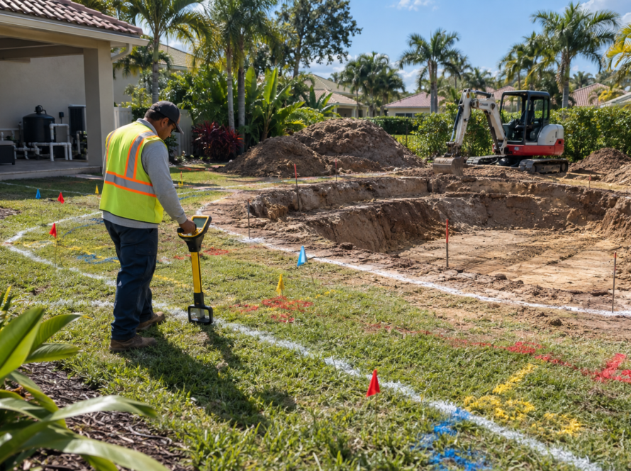 Utility Locate Before Pool Installation: 5 Reasons It's Essential in Florida